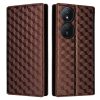 RMPACK Honor X7b Notesz Tok Rhombus Style Mágneses Kitámasztható Barna