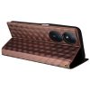 RMPACK Honor X7b Notesz Tok Rhombus Style Mágneses Kitámasztható Barna