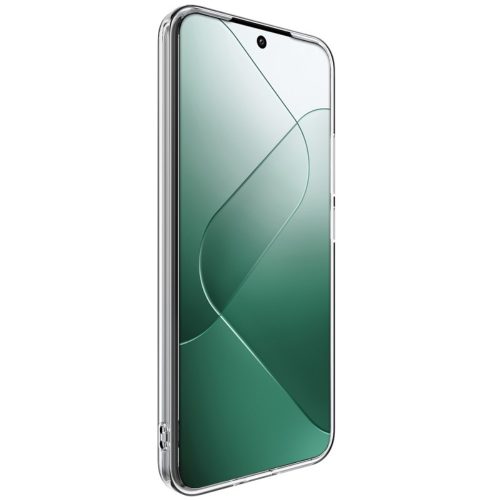 RMPACK Xiaomi 14 Tok Ütésálló Szilikon Tok IMAK UX-5 Anti-Drop Shockproof Lencsevédővel Áttetsző