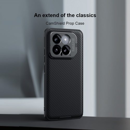 RMPACK Xiaomi 14 Tok Nillkin CamShield Prop Series Kitámasztható - Camera Protection Fekete