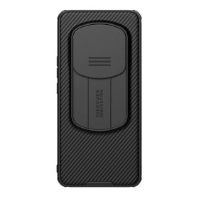   RMPACK Honor Magic6 Pro 5G Tok Ütésállókivitel Nillkin Camshield Pro Series Lencsevédővel Hybrid Fekete