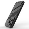 RMPACK Honor 200 Lite 5G Tok Ütésállókivitel Kitámasztható PC + TPU 2in1 Anti-Drop Series Kameralencse védelemmel Fekete