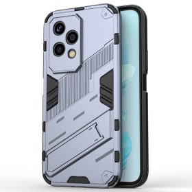   RMPACK Honor 200 Lite 5G Tok Ütésállókivitel Kitámasztható PC + TPU 2in1 Anti-Drop Series Kameralencse védelemmel Szürke