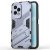 RMPACK Honor 200 Lite 5G Tok Ütésállókivitel Kitámasztható PC + TPU 2in1 Anti-Drop Series Kameralencse védelemmel Szürke