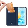 RMPACK Honor 200 Lite 5G Notesz Tok Mágneses DUX DUCIS Skin Pro Series Kitámasztható Kártyatartóval Kék