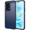 RMPACK Honor 200 Lite 5G Szilikon Tok Ütésállókivitel Karbon Mintázattal Sötétkék