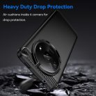 RMPACK Xiaomi Redmi A3 Szilikon Tok Ütésállókivitel Karbon Mintázattal Fekete