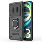 RMPACK Xiaomi Redmi A3 Ütésálló Tok FUTURE Armor Slide - Gyűrűs Kitámasztható Fekete