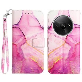   RMPACK Xiaomi Redmi A3 Notesz Tok Márvány Mintás Kitámasztható - Kártyatartóval Marble Series A01 