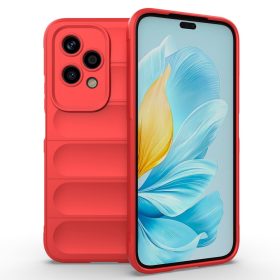   RMPACK Honor 200 Lite 5G Szilikon Tok Rugged Armor Style 2in1 Shock Piros