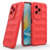 RMPACK Honor 200 Lite 5G Szilikon Tok Rugged Armor Style 2in1 Shock Piros