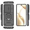 RMPACK Honor 200 Pro 5G Ütésálló Tok FUTURE Armor Slide - Gyűrűs Kitámasztható Fekete