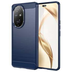   RMPACK Honor 200 Pro 5G Szilikon Tok Ütésállókivitel Karbon Mintázattal Kék