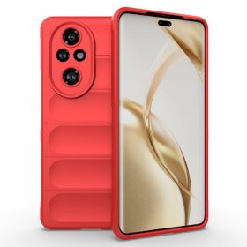   RMPACK Honor 200 Pro 5G Szilikon Tok Rugged Armor Style 2in1 Shock Piros