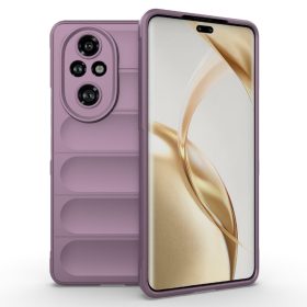   RMPACK Honor 200 Pro 5G Szilikon Tok Rugged Armor Style 2in1 Shock Lila