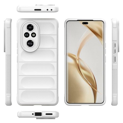 RMPACK Honor 200 Pro 5G Szilikon Tok Rugged Armor Style 2in1 Shock Fehér