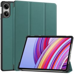   RMPACK Xiaomi Redmi Pad Pro Tok Tri-Fold Series Notesz Kitámasztható - Aktív AutoWake Funkcióval  Zöld