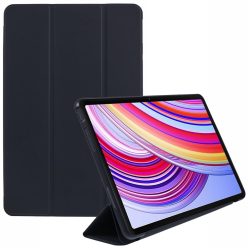   RMPACK Xiaomi Redmi Pad Pro Tok Tri-Fold Silicone Style - Kitámasztható - Szilikonkerettel Fekete