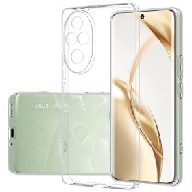   RMPACK Honor 200 5G Szilikon Tok Lencsevédővel Áttetsző Ultravékony TPU