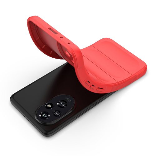 RMPACK Honor 200 5G Szilikon Tok Rugged Armor Style 2in1 Shock Piros