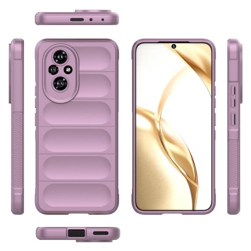 RMPACK Honor 200 5G Szilikon Tok Rugged Armor Style 2in1 Shock Lila