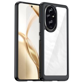   RMPACK Honor 200 5G Tok Bumper Slider Shockproof Áttetsző-Fekete