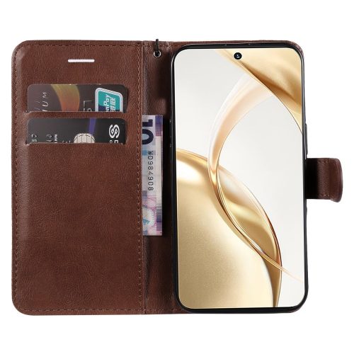 RMPACK Honor 200 5G Notesz Tok Business Series V2 Kitámasztható Bankkártyatartóval Barna