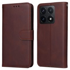   RMPACK Xiaomi 14T Notesz Tok Business Series V2 Kitámasztható Bankkártyatartóval Barna
