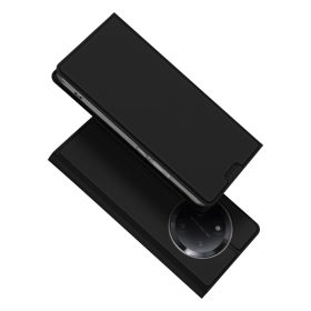   RMPACK Honor Magic7 Lite 5G Notesz Tok DUX DUCIS Skin Pro Kitámasztható - Kártyatartóval Fekete