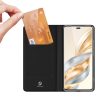 RMPACK Honor Magic7 Lite 5G Notesz Tok DUX DUCIS Skin Pro Kitámasztható - Kártyatartóval Fekete