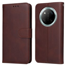  RMPACK Honor Magic7 Lite 5G Notesz Tok Kitámasztható - Kártyatartóval Business Series V2 Barna