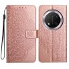 RMPACK Honor Magic7 Lite 5G Mintás Notesz Tok Kitámasztható Mandala Series Rózsaarany