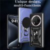 RMPACK Honor Magic7 Lite 5G Ütésálló Tok ArmorLife Kitámasztható Camera Slide Funkcióval Fekete
