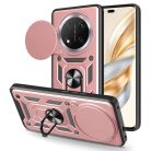 RMPACK Honor Magic7 Lite 5G Ütésálló Tok ArmorLife Kitámasztható Camera Slide Funkcióval Rózsaarany