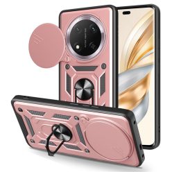   RMPACK Honor Magic7 Lite 5G Ütésálló Tok ArmorLife Kitámasztható Camera Slide Funkcióval Rózsaarany