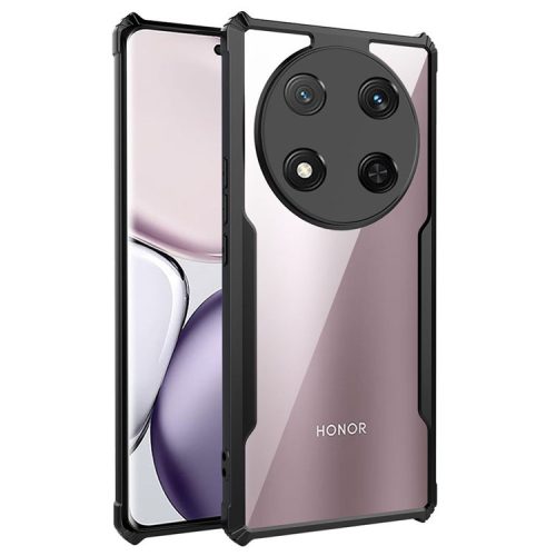 RMPACK Honor Magic7 Lite 5G Tok Ütésállósarkokkal Acrylic Cover - Fekete