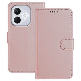   RMPACK Honor 400 Lite 5G Tok Notesz Kártyatartóval - Kitámasztható Wallet Style Rózsaarany