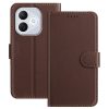 RMPACK Honor 400 Lite 5G Tok Notesz Kártyatartóval - Kitámasztható Wallet Style Barna