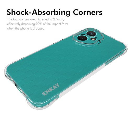 RMPACK Honor 400 5G Tok ENKAY Ütésállókivitel ShockProof Lencsevédő - TPU CameraSafe Áttetsző