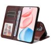 RMPACK Honor 400 5G Tok Notesz Kártyatartóval - Kitámasztható Wallet Style Barna