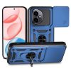 RMPACK Honor 400 5G Ütésálló Tok ArmorLife Kitámasztható Camera Slide Funkcióval Kék
