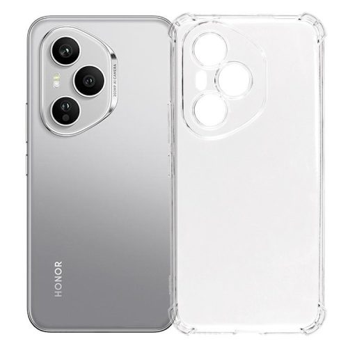 RMPACK Honor 400 Pro 5G Szilikon Tok Áttetsző CameraSafe - Lencsevédő