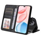 RMPACK Honor 400 Pro 5G Notesz Tok Business Series - Kitámasztható Kártyatartóval Fekete