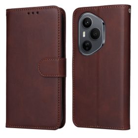   RMPACK Honor 400 Pro 5G Notesz Tok Business Series - Kitámasztható Kártyatartóval Barna