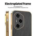 RMPACK Honor 400 Pro 5G Tok KADEM Luxury Series - Fényes Fémes Mintázattal Fekete 