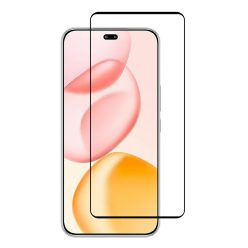   RMPACK Honor 400 Pro 5G Kijelzővédő Üvegfólia 3D FullSize FingerPrint Támogatás Fekete