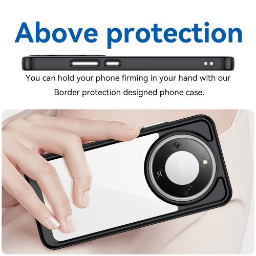 RMPACK Honor Magic8 Lite víztiszta TPU + Akril ütésálló hátlap