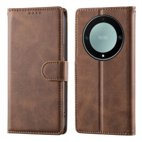   RMPACK Honor Magic8 Lite elegáns bőr hatású flip tok kártyatartóval