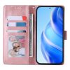 RMPACK Honor Magic8 Lite elegáns bőr hatású flip tok kártyatartóval