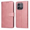 RMPACK Honor 600 Lite 5G Notesz Tok Business Series Kitámasztható Kártyatartóval Rózsaarany